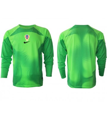 Maillot de foot Croatie Gardien de but Domicile Monde 2022 Manche Longue